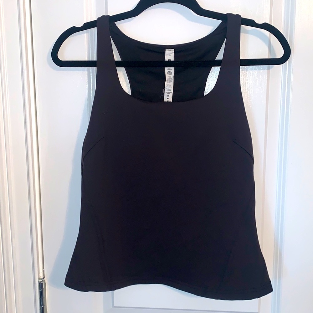 Lululemon Instill Black Tank Top Size 10